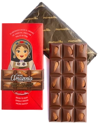 Tableta De Chocolate Leche Con Almendras Enteras